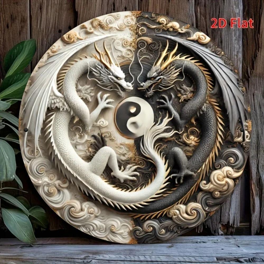 2D Flat Metal Wall Sign Decor