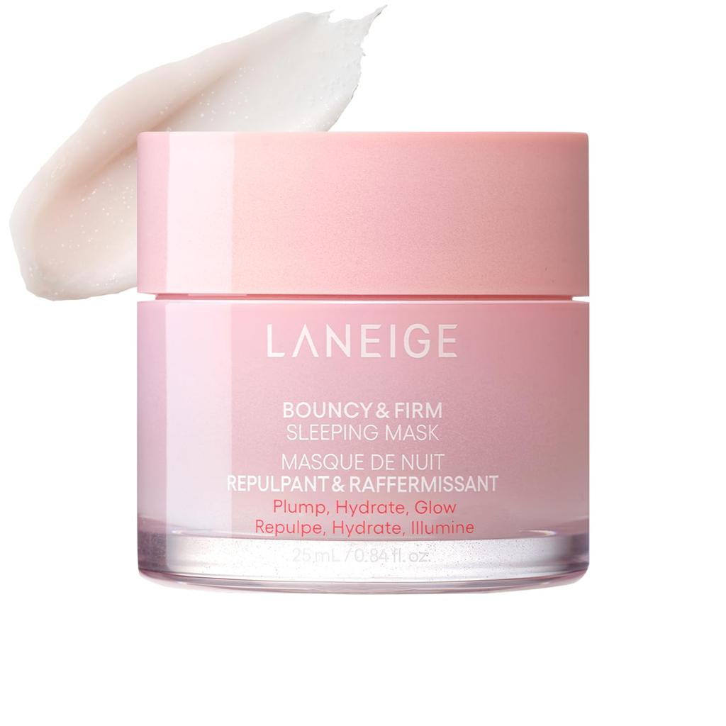 Laneige Bouncy Sleeping Mask 25mL Firmness Pores Elasticity Lift Up Cream Moisture Collagen Night Care Sensitive Skin Korean Skin Care