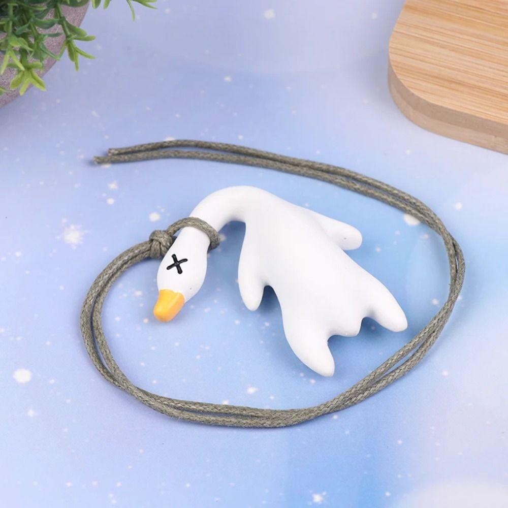 2Pcs Fashion Swing Duck Car Pendant Cute Car Hanging Ornament  Indoor Window