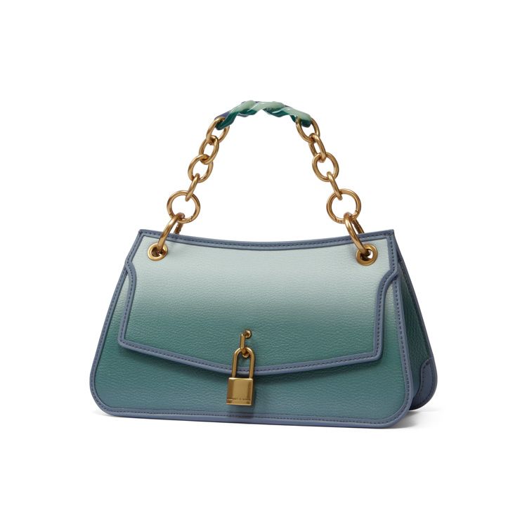 Charles & Keith Metal Lock Decorative PU Handbag Shoulder Bag Crossbody Bag Regular Women Handbags CK2-50781691