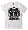 Stolzer Vater von Dummkopf-Kindern Lustige Geschenke für Papa Vatergeschenke Vatertag T-Shirt