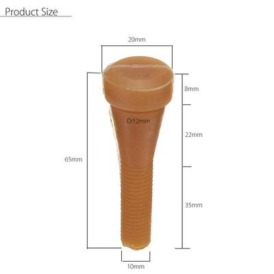 50 stuks gevogelte rubberen staaf kwartel lengte 6,5 cm rubber plukken vingers verwijdering machine lijmstift