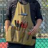 Durable Gardening Apron Garden Apron with Adjustable Straps Capacity Tool Pockets Outdoor Gardening Work Apron for Scissors