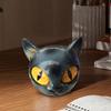 Black Cat Statue Black Kitten Figure Animal Statue Resin Animal For Entryway Desk Shelf Living Room Bedroom Cabinet Tabletop