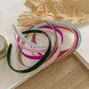 Translucent Plastic Headbands With Teeth Solid Color Hairbands For Women Head Hoop Band Antiskid Hair Hoops Hair Accessories