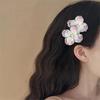 Women Hairpin Artificial Flower Decor Anti-slip Teeth Hair Pin Large Size Holiday Hair Clip Hair Accessories