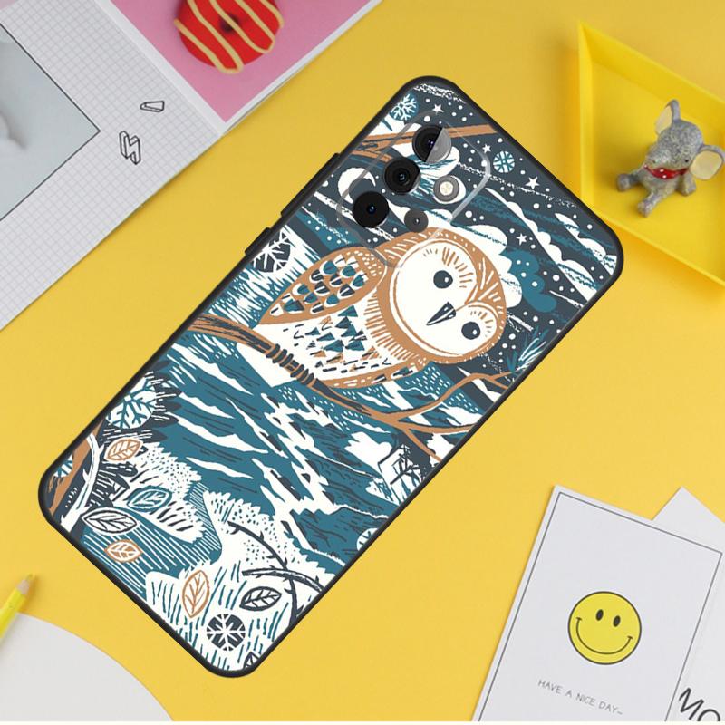 

Милый Мультяшный Чехол-Сова Для Samsung Galaxy A36 A16 A56 A06 A54 A34 A14 A13 A53 A12 A22 A32 A52 A35 A17 A15 A55 Samsung A15