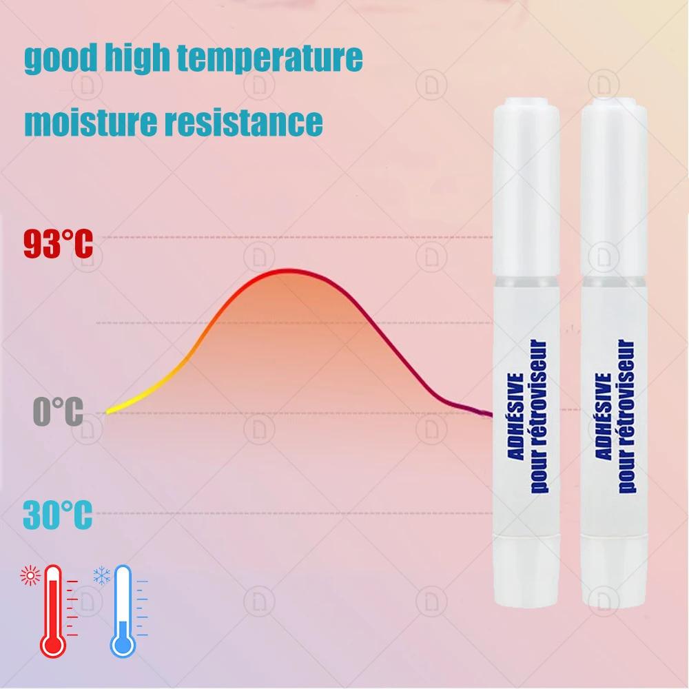 Car Rearview Mirror Adhesive - Strong Bond for Glass & Metal, Auto Repai