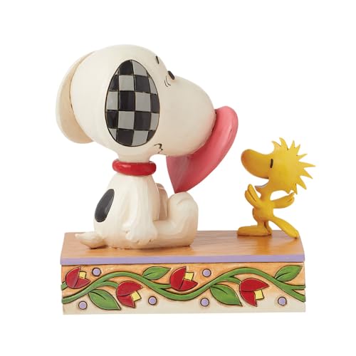 JIM SHORE Snoopy with Nose Through Heart 6016259