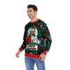 Christmas Crewneck Sweatshirt Fashion Snowflake Print Couple Pullover