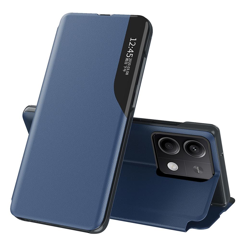 Priekš Xiaomi Redmi Note 13 Pro 5G/Poco X6 5G Vāciņš Ar Skata Logu Izturīgs pret Skrāpējumiem Telefona Statīva Korpuss