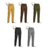 Women Pants Elastic Mid-rise Casual Wide Leg Trousers with Pockets Solid Color Loose Fit Lounge Pants Daily Wear