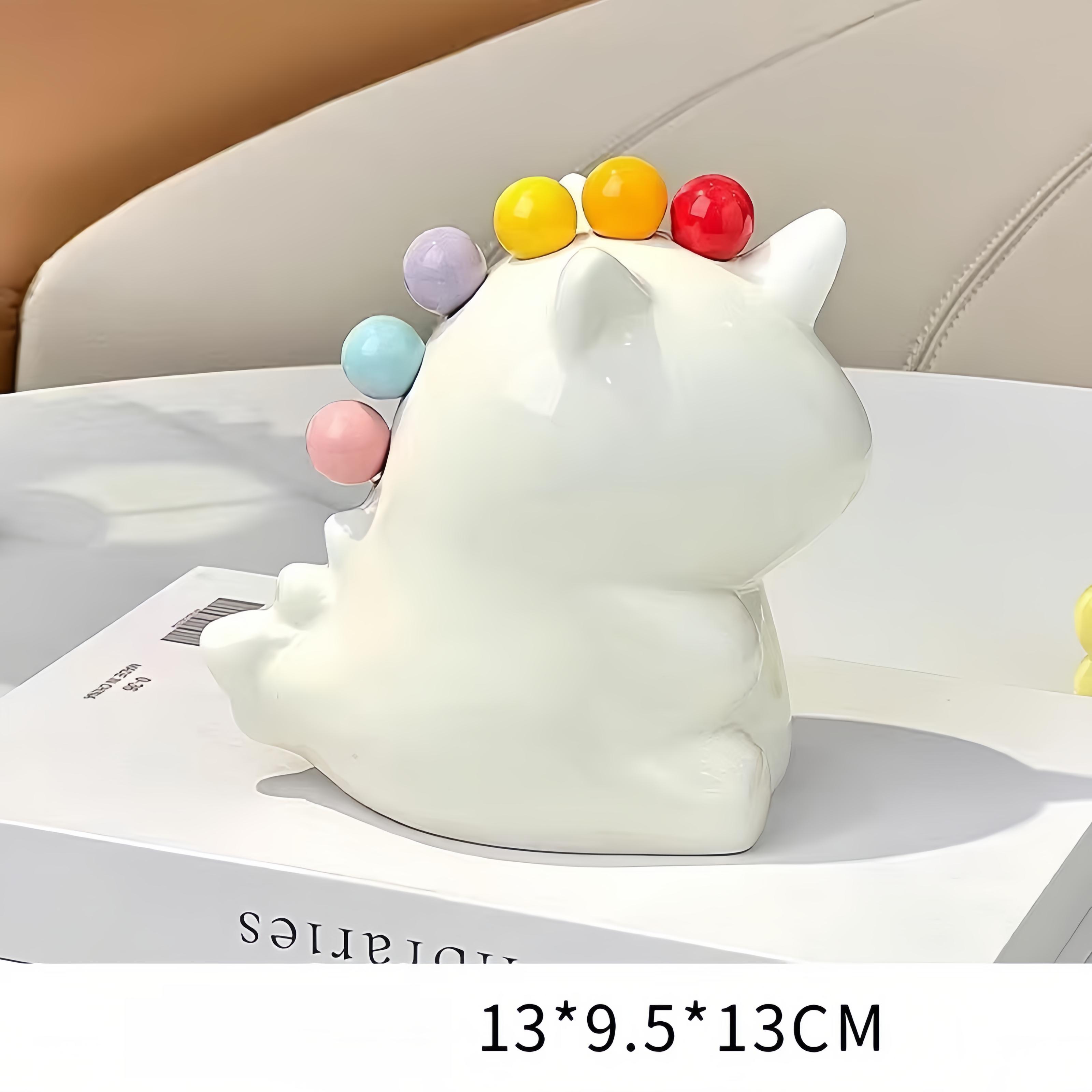 

Бытовая вилка в виде единорога для фруктов Милая маленькая банка для хранения вилок Украшение для рабочего стола Может использоваться многократно Вилка