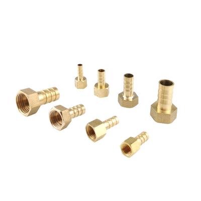 Female Thread Straight Pipe Connector (3/4") with 19mm Hose Brass Barb Tail - Fitting Joint Coupler Adapter