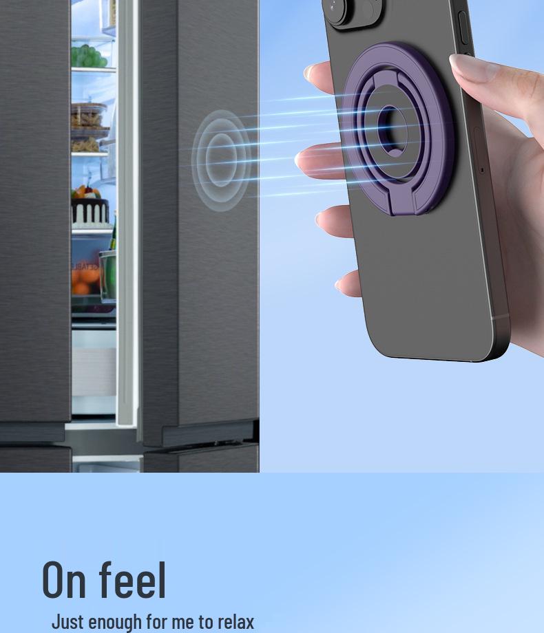 Magnetic Double-Sided Rotating Phone Stand & Finger Ring Holder