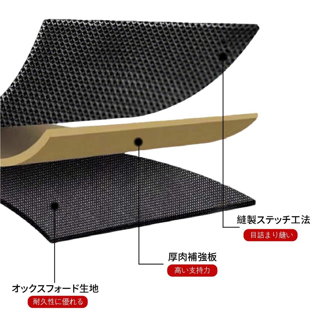 Car Storage Car Trunk Foldable Storage 65L Large Easy To Clean Box, Storage, Waterproof, Box, Capacity, Three-Compartment Divider, (Black)