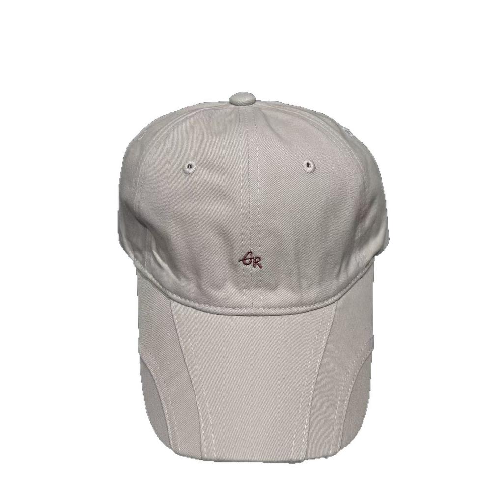 Korean niche trendy brand retro embroidery letter cap children spring and autumn new versatile face small baseball cap men