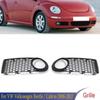 For VW Beetle Cabrio 2006 2007 2008 - 2011 Front Bumper Fog Lamp Light Grille Cover Frame Honeycomb Mesh 1C080768 1C0807684C