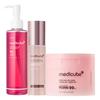 Medicube Set Idratante Skincare PDRN (Detergente Gel-Schiuma 200ml + Dischetti Tonico Gel 70 Dischetti + Siero Spray 100ml)