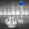 1.5 Inch Lever Type 304 Stainless Steel Sanitary Valve for Water Oil