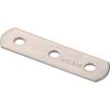 TRUSCO TK19-F3S 19-Type Flat Stainless Steel Joint Bracket, 75mm Long, 3 Holes