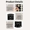 Large Capacity Coffee Capsule Holder 360 Degree Rotating Coffee Organizer  Kitchen Decor