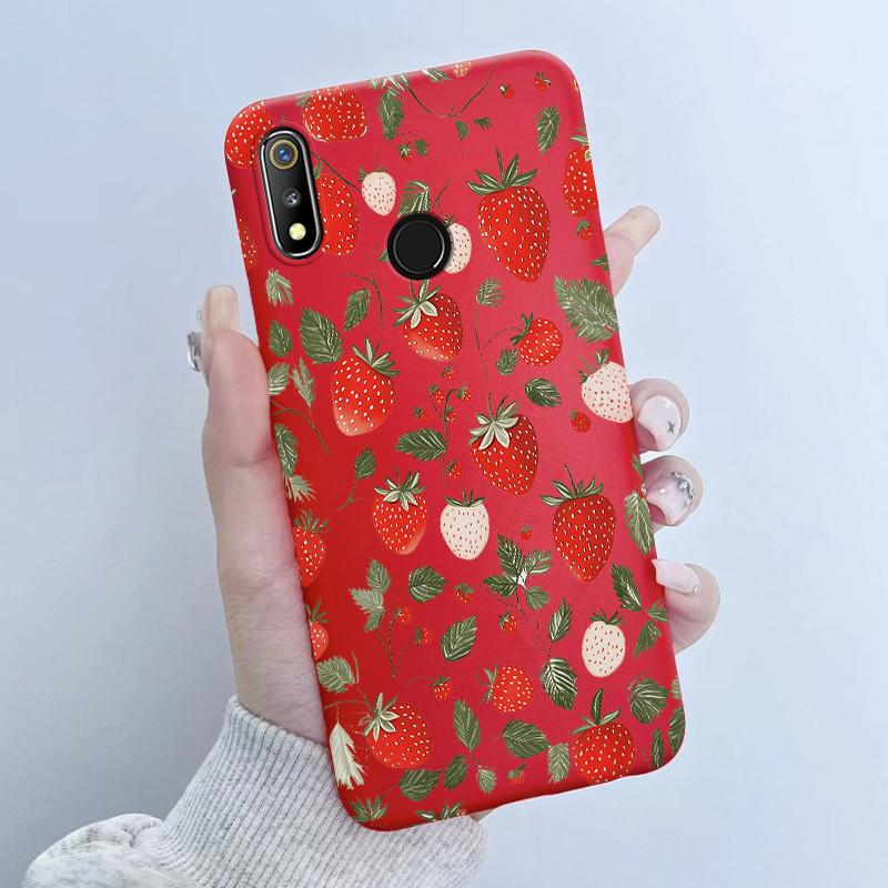 For Realme 3 3i 3Pro Phone Case Butterfly Flower Girl Design Soft Silicone TPU Back Housing for Oppo Realme 3 Realme3 Pro Covers