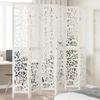 VidaXL Room Divider 6 Panels White Solid Paulownia Wood 358748