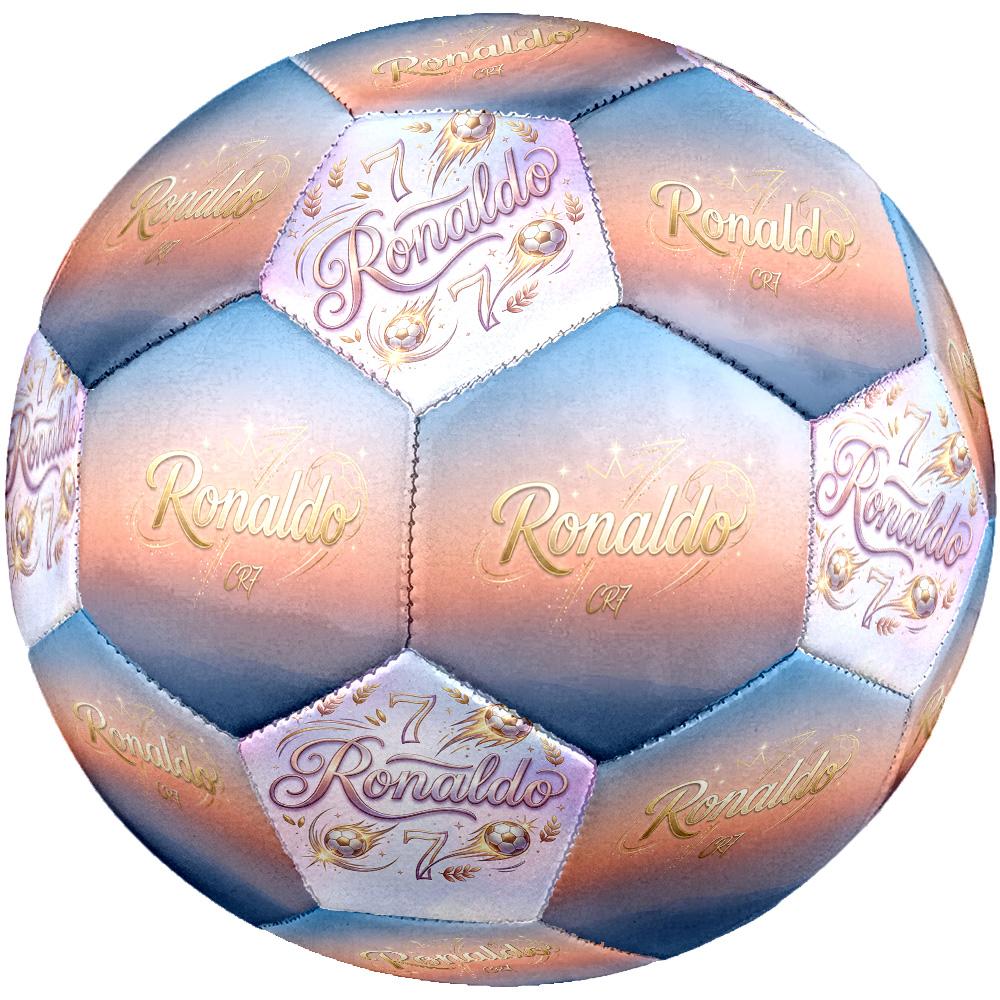 Ronaldo Cr7 Leggenda del Calcio Taglia 5 Pallone da Calcio Cucito a Macchina Universale per Interni/Esterni regalo perfetto per gli appassionati di sport