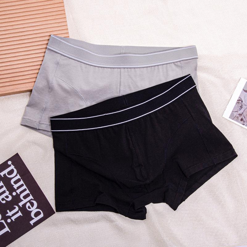 Men's Youth Boxer Shorts: Breathable, Comfortable Cotton with Double-Layered Inner Crotch for Spring & Summer