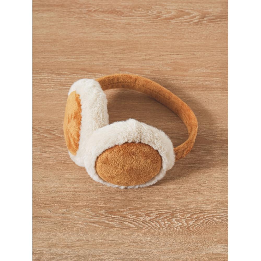 Daiso Foldable Fur Earmuffs Brown