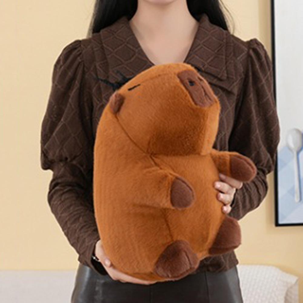 Cartoon Capibara Anime Fluffty Toy Soft Capybara Plush Doll Capybara Plush Toy  Birthday Gift