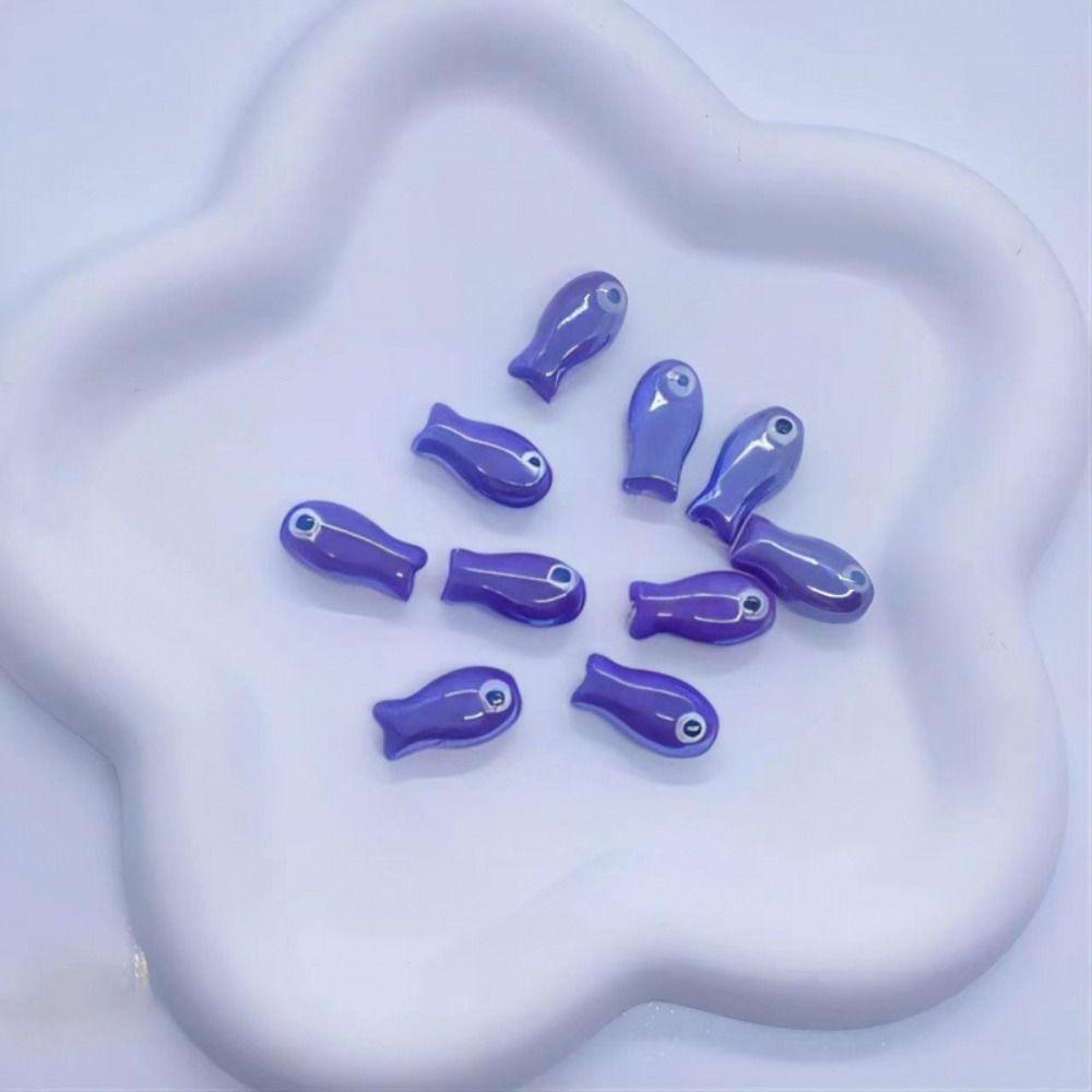 10Pcs Handmade Craft Ceramic Spacer Loose Beads Ceramic Jewelry Making Material  Gift