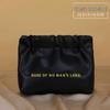 Portable Makeup Bag with Lipstick, Data Cable, Bluetooth Headset, Charger, and Key Storage; Automatic Closure Spring Sheet Design