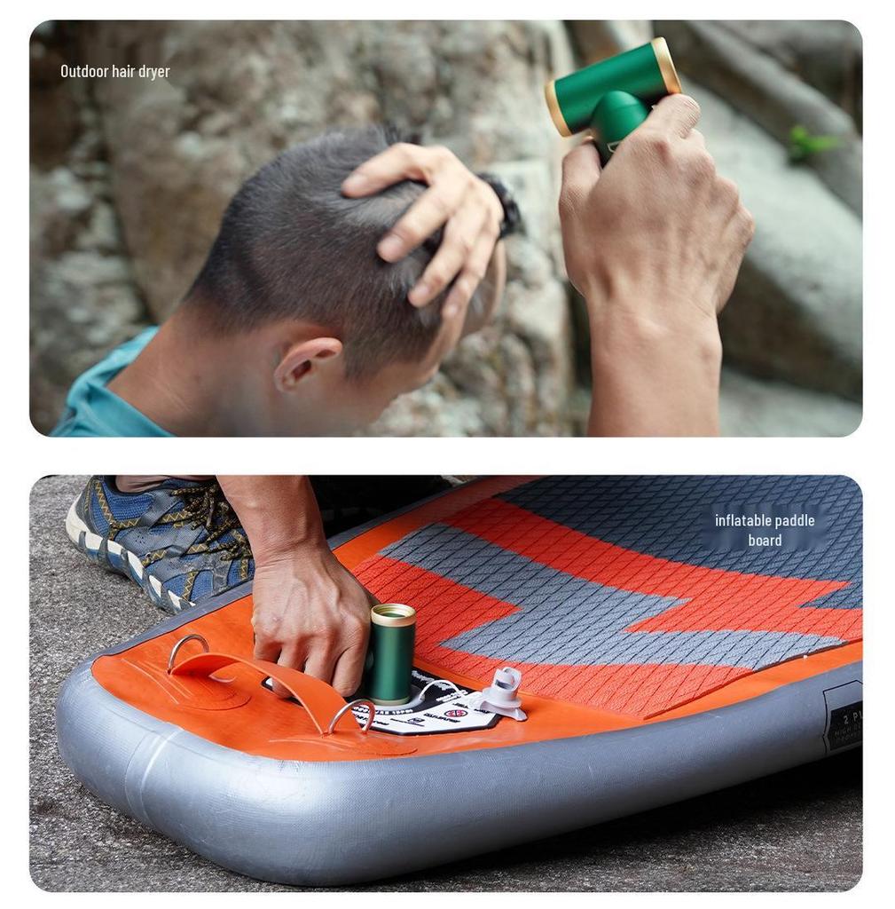 Kica Turbo Handheld Mini Fan: Portable Outdoor Jet Fan & USB Charging Hair Dryer