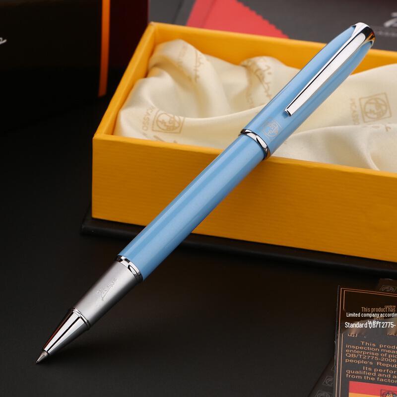 Picasso 916 Rollerball Pen: Men's Business Office Metal Ballpoint with Engraving Gift Box.