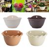 Hanging Flower Pot Detachable Hook Self Watering Hanging Fence Planter for Yard Railing Small Plants Fence Home Decoration