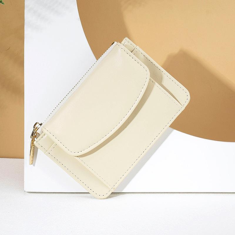 

New Women s Wallet Girls Wallet Short Simple Student Change Bag Wallet білий