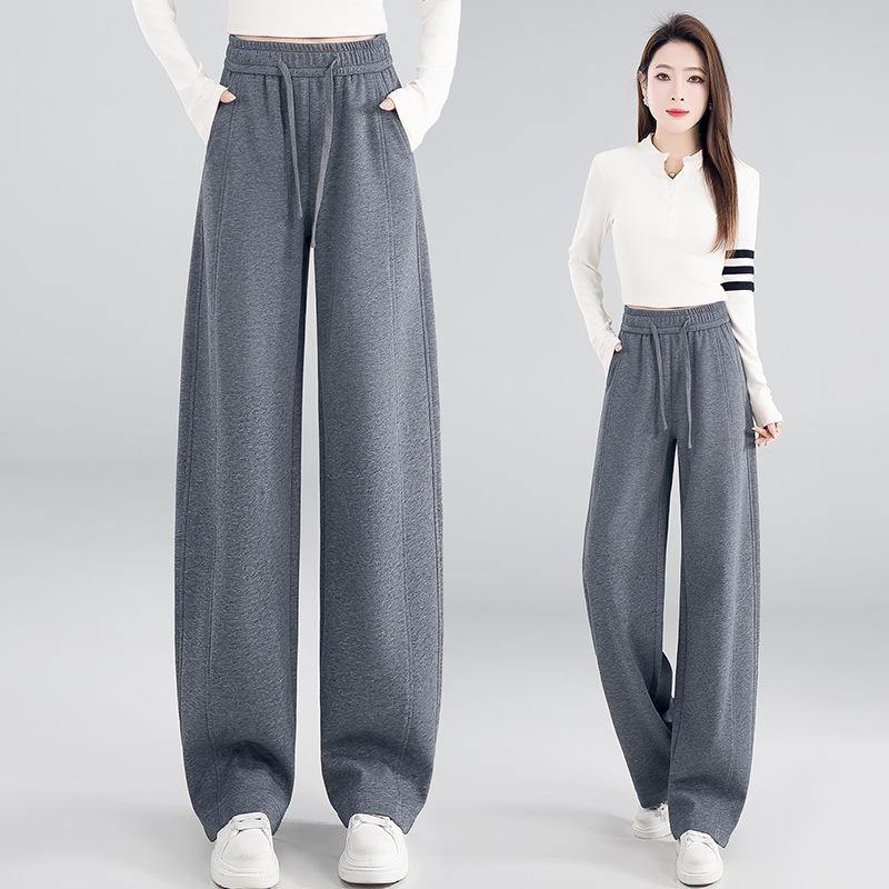 Women's 2022 Spring/Autumn Casual Loose Straight-Leg Sweatpants