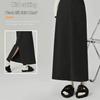 Women's High-Waist Woolen Slit Midi Skirt - Autumn Slim Fit