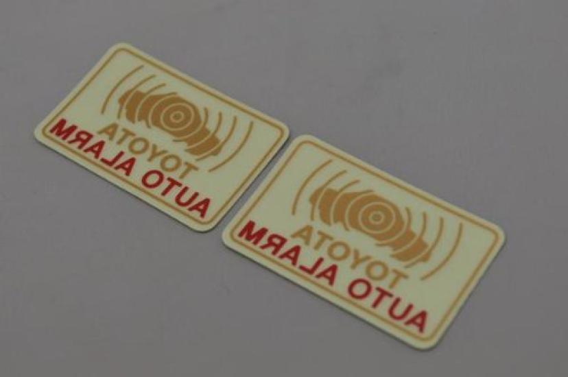 Toyota Alphard Vellfire Sicherheitsetikett und (30er-Serie) (links rechts)