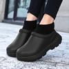 Fashion 2024 Winter Summer Fur Hotel Kitchen Men Women Non-slip Waterproof Oil-proof Work Cotton Cook Chef Garden Beach Shoes Size 35~45