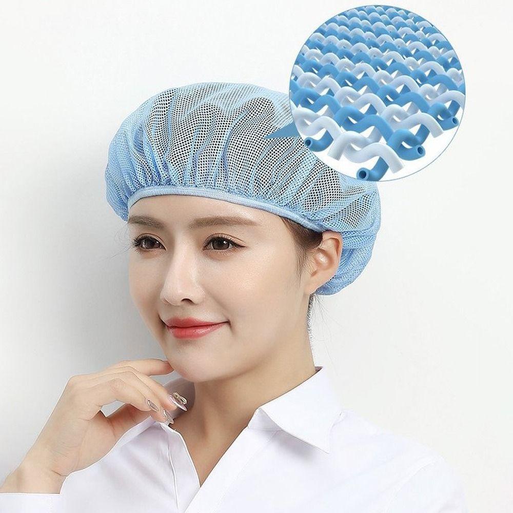 Hair Nets Mesh Work Hat Breathable Cooking Hygienic Cap Food Service Cap  Hotel Restaurants