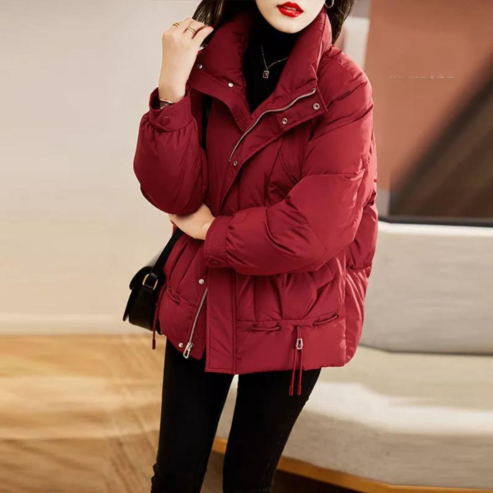 Women's Winter Down Padded Jacket - Large Size Thick Padded Fashion Jacket