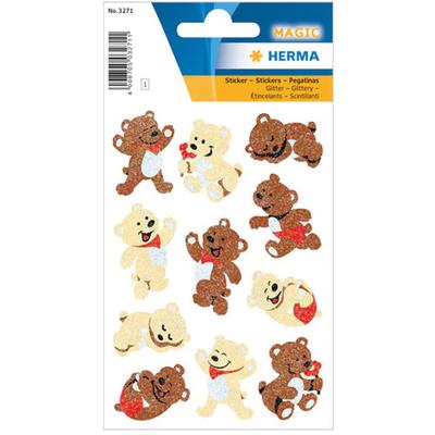 Herma Decor Bears Magic Sticker (Glittery)