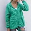 Women's Fashion Casual Solid Color Waterproof Outdoor Hiking Short Jacket