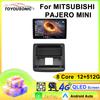 For MITSUBISHI PAJERO MINI Navigation GPS Android Car Radio  Multimedia Player Stereo wifi+4G Carplay auto video