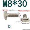 304 Stainless Steel T-Slot T-Head Bolt for Aluminum Profiles (20/30/40/45)