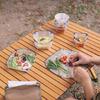 Lightweight Folding Bowl Plate Cup Filter Portable Plastic Picnic Tableware