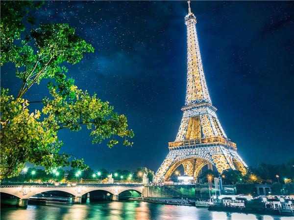 5d Diamond Painting Mosaic Paris Tower Landscape Home Decor Embroidery Tree Scenery Full Square/round Wall Sticker